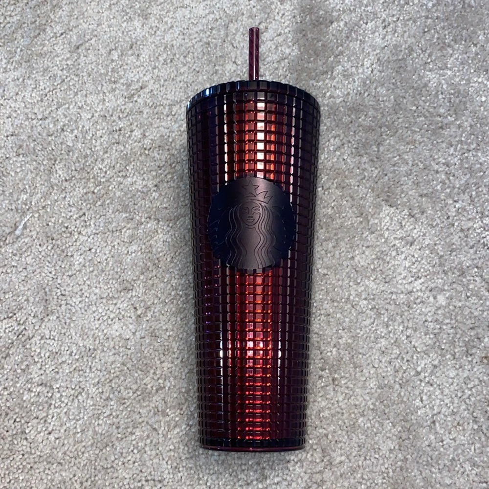 Burgundy Disco Starbucks Cup